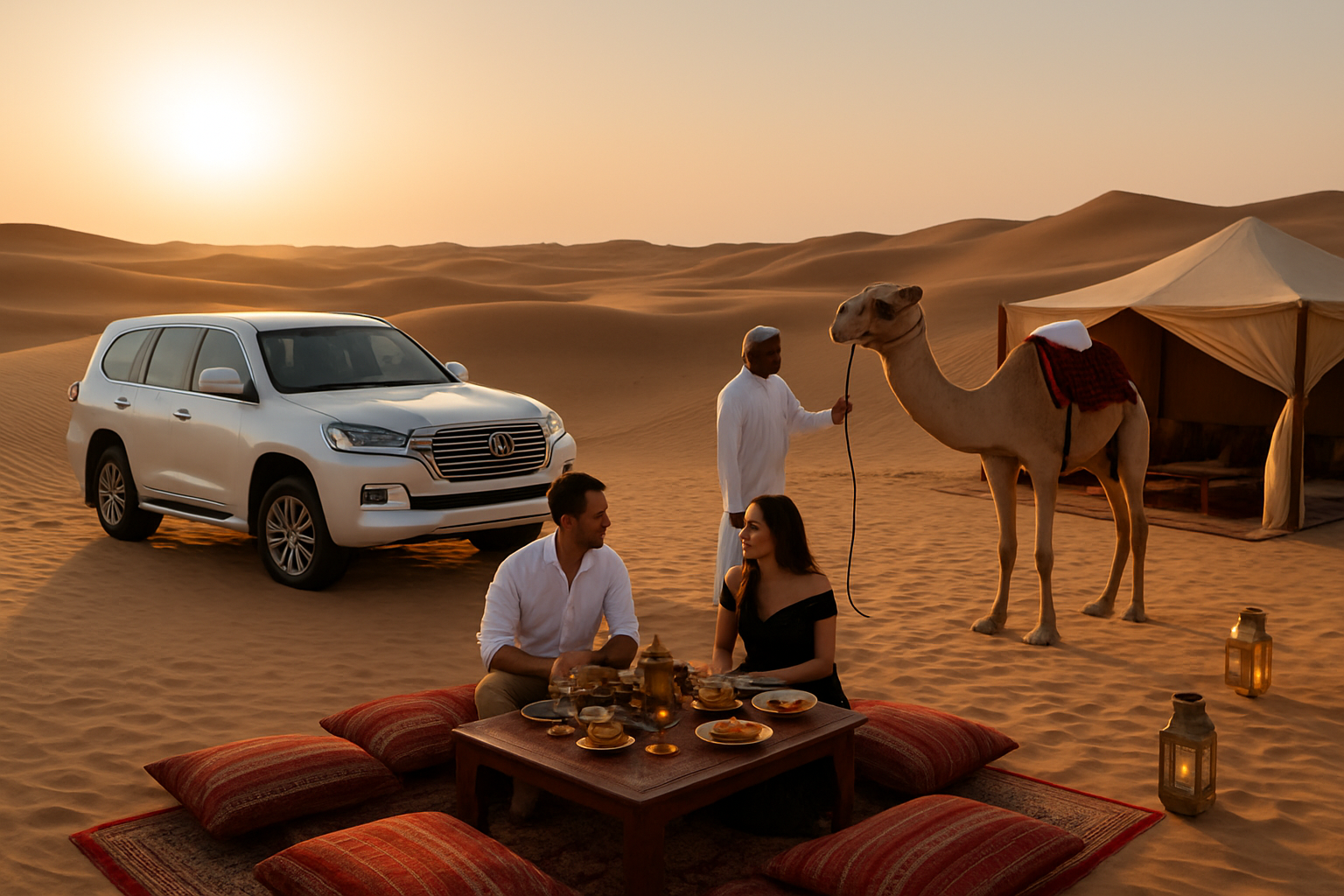 Luxury desert safari experience in Dubai